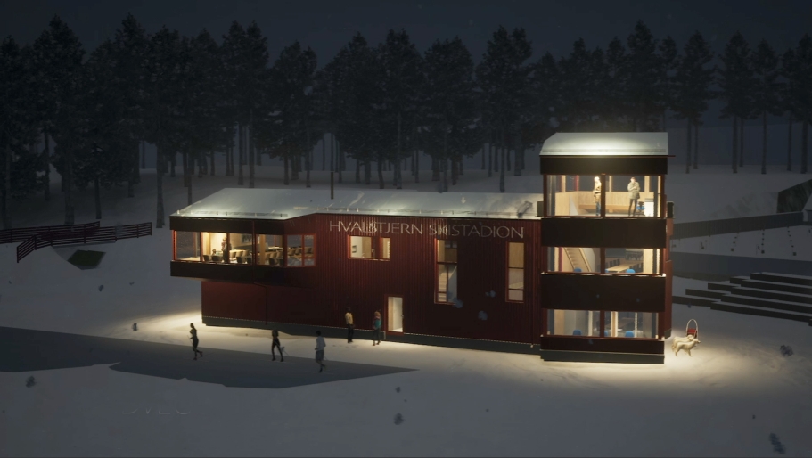 Hvalstjern Skistadion Servicebygg